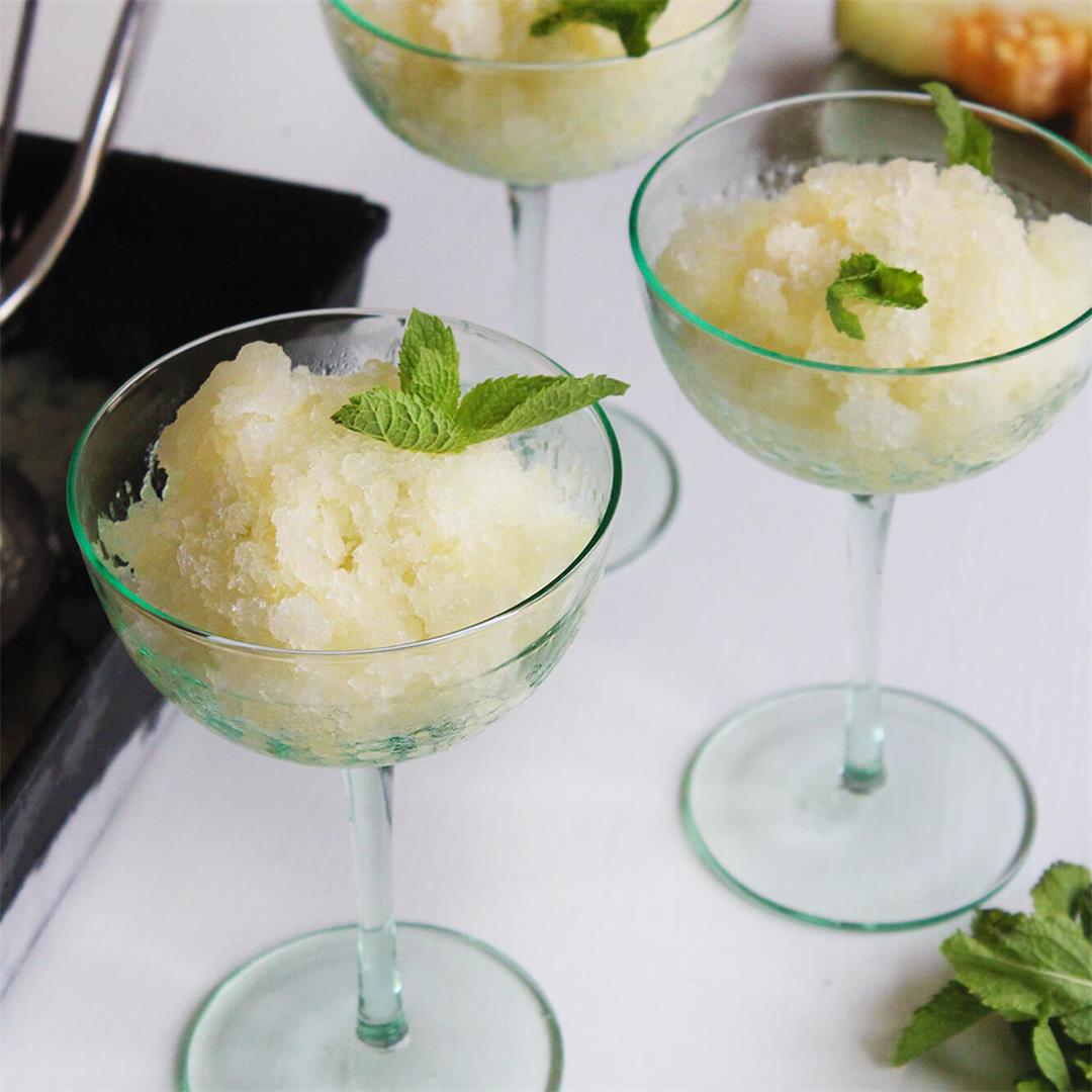 Melon sorbet