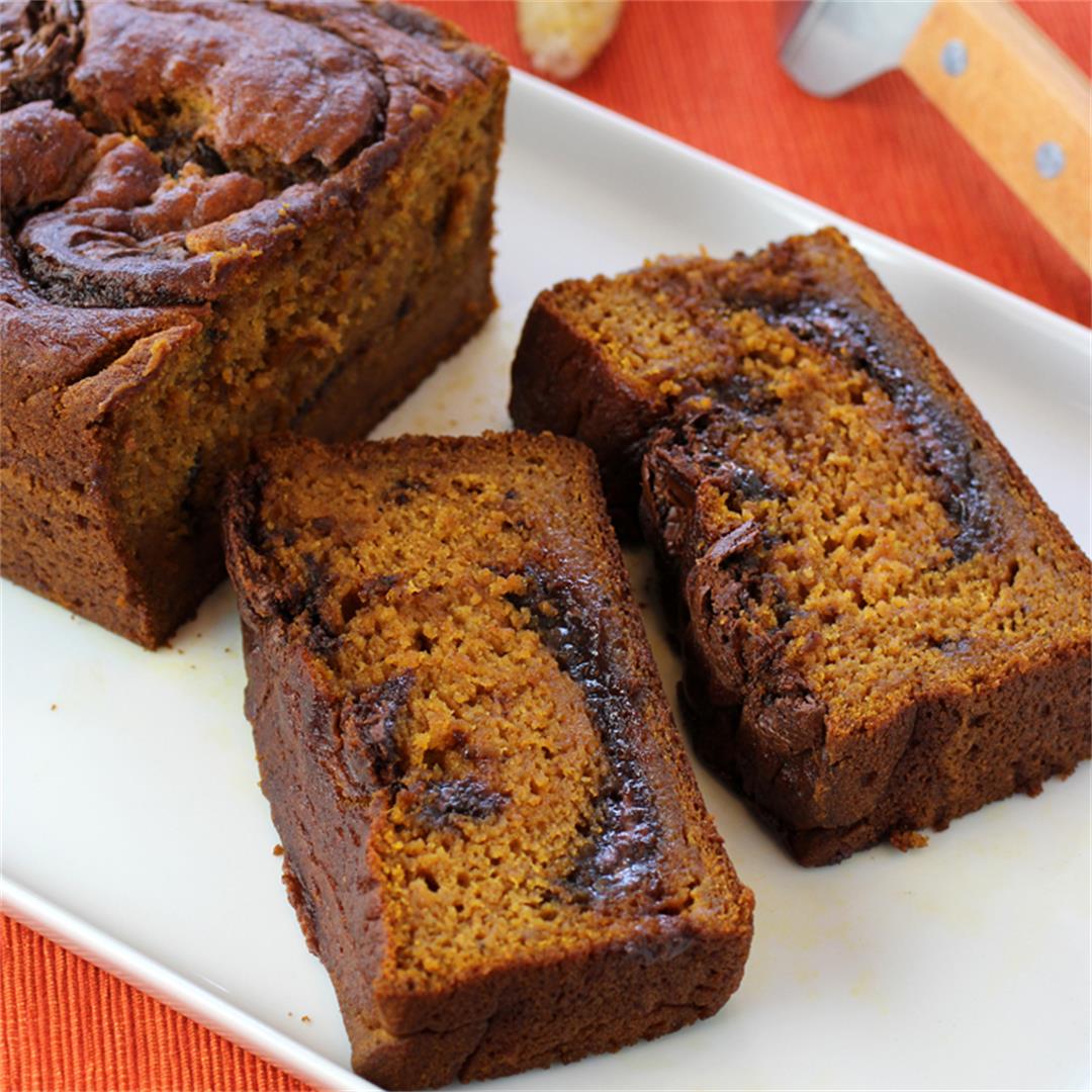 Pumpkin Nutella Bread