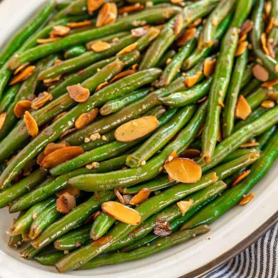 Green Beans Almondine (aka Amandine)