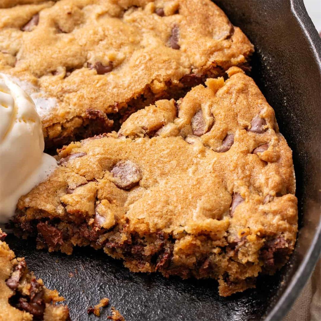 Chocolate Chip Skillet Cookie