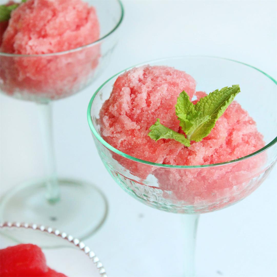 Watermelon sorbet