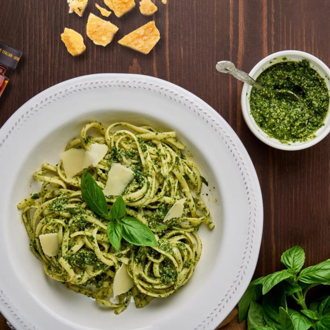 Noodle Fun: Pesto Brown Rice Magic! Recipe