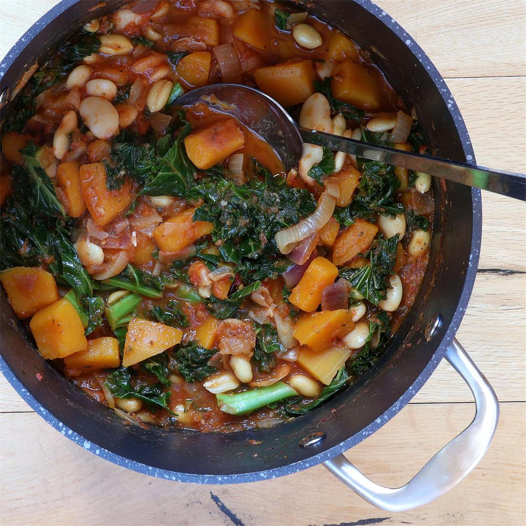 Butternut Stew with Beans