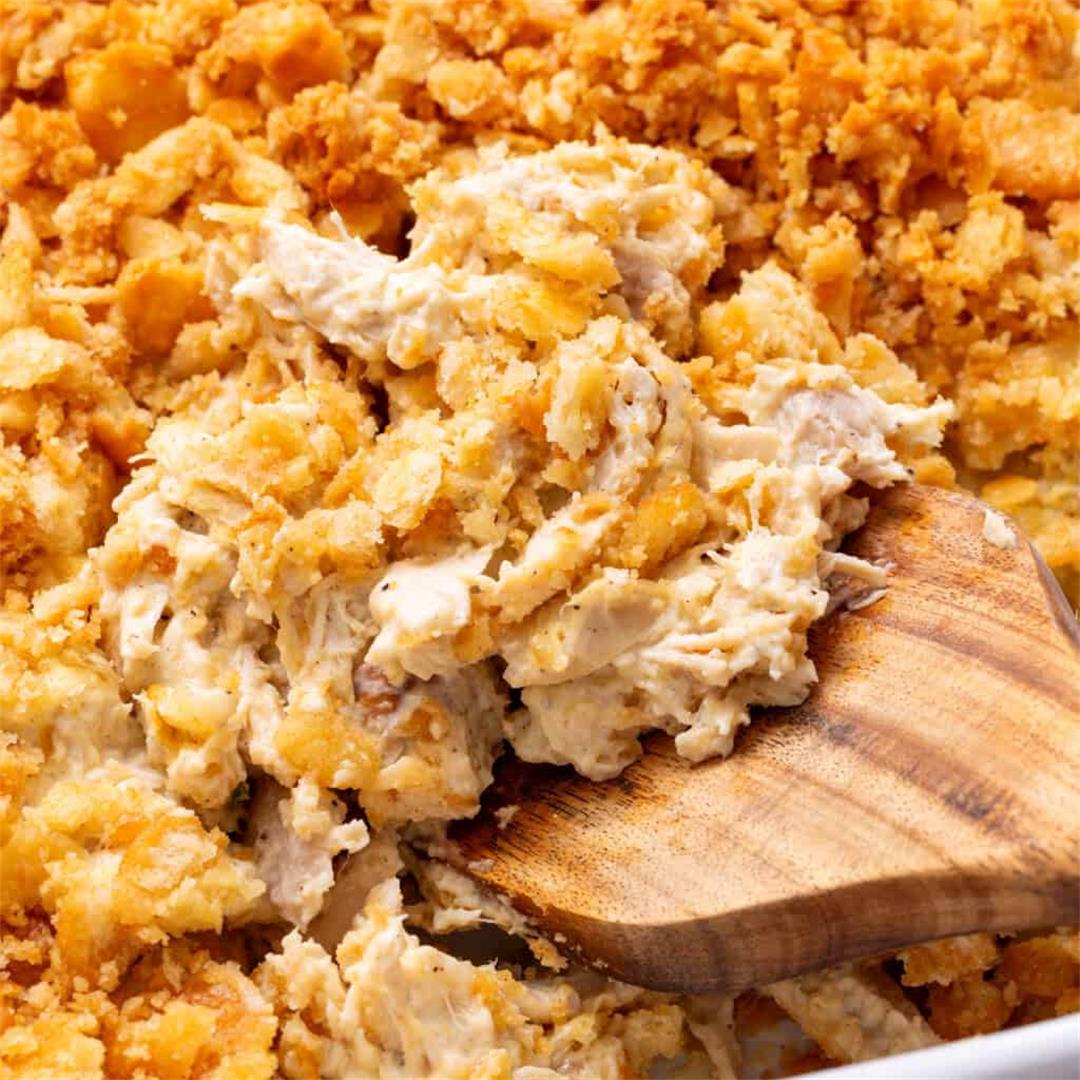 Ritz Cracker Chicken Casserole