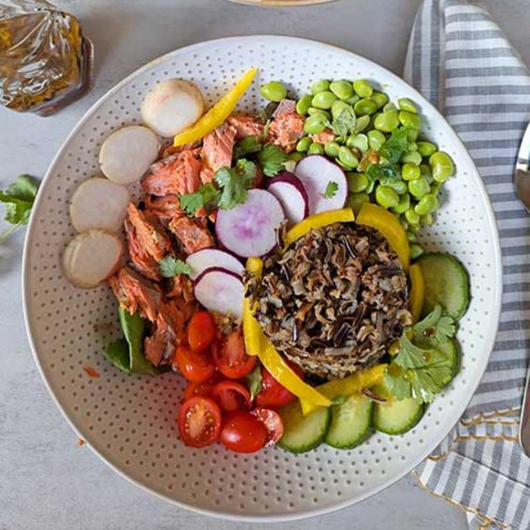 Salmon Rice Bowl