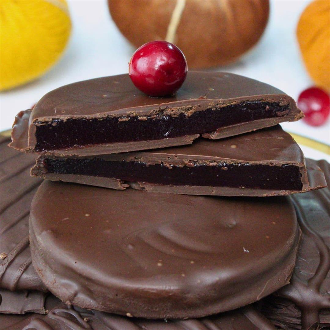 Chocolate Covered Cranberry Sauce