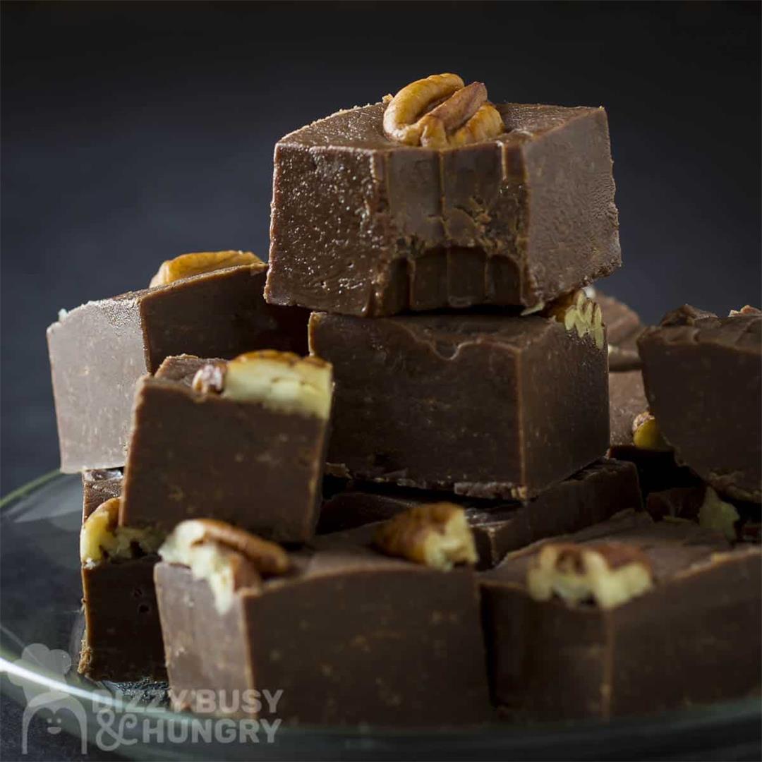 Easy Pumpkin Fudge (Microwave Method)