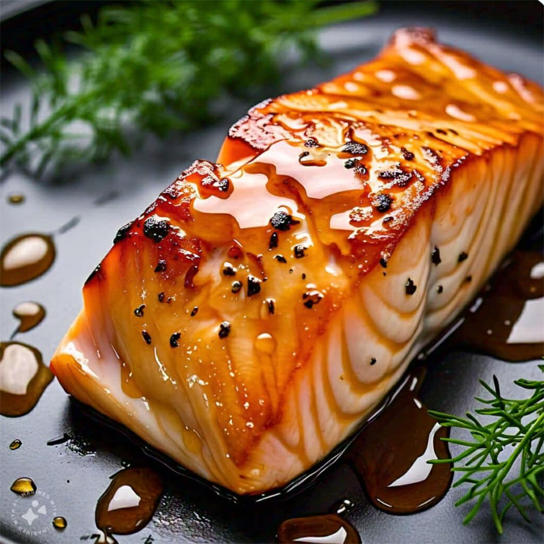 Betty Bees Hot Honey Glazed Salmon