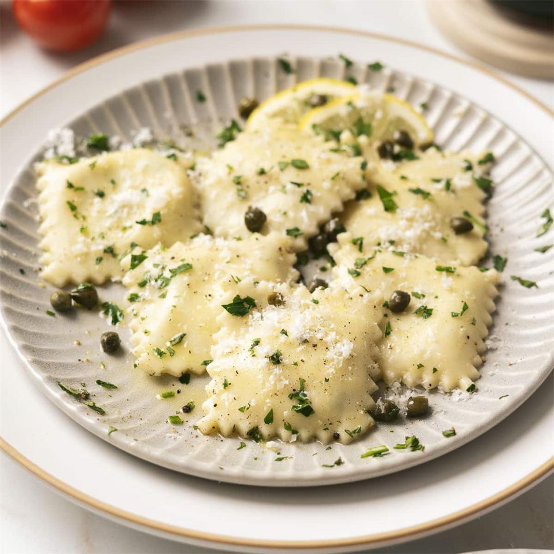 Gluten-Free Ravioli with Cheese Filling