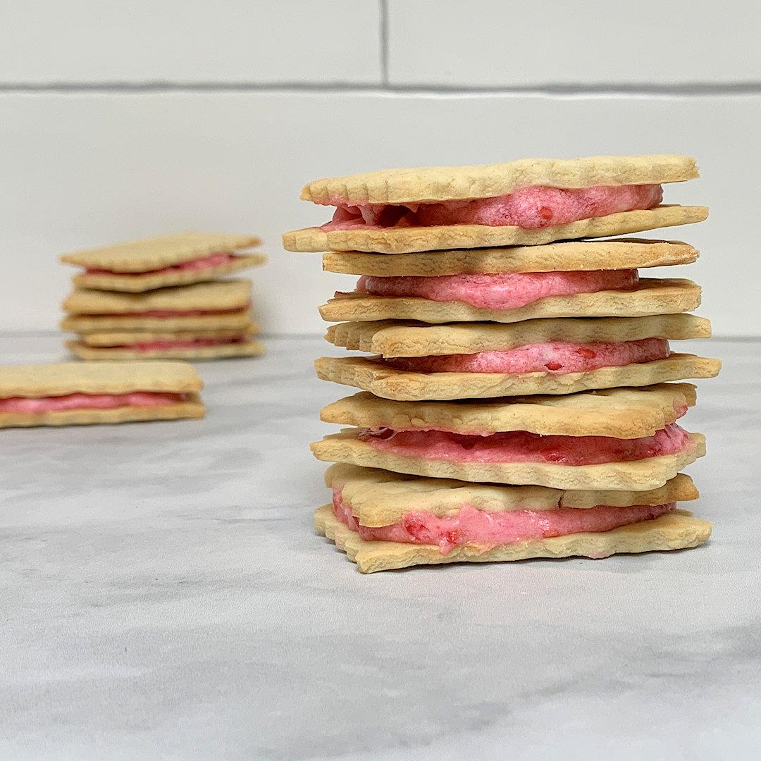 Raspberry Petit Beurre Sandwich Cookies – A Gourmet Food Blog