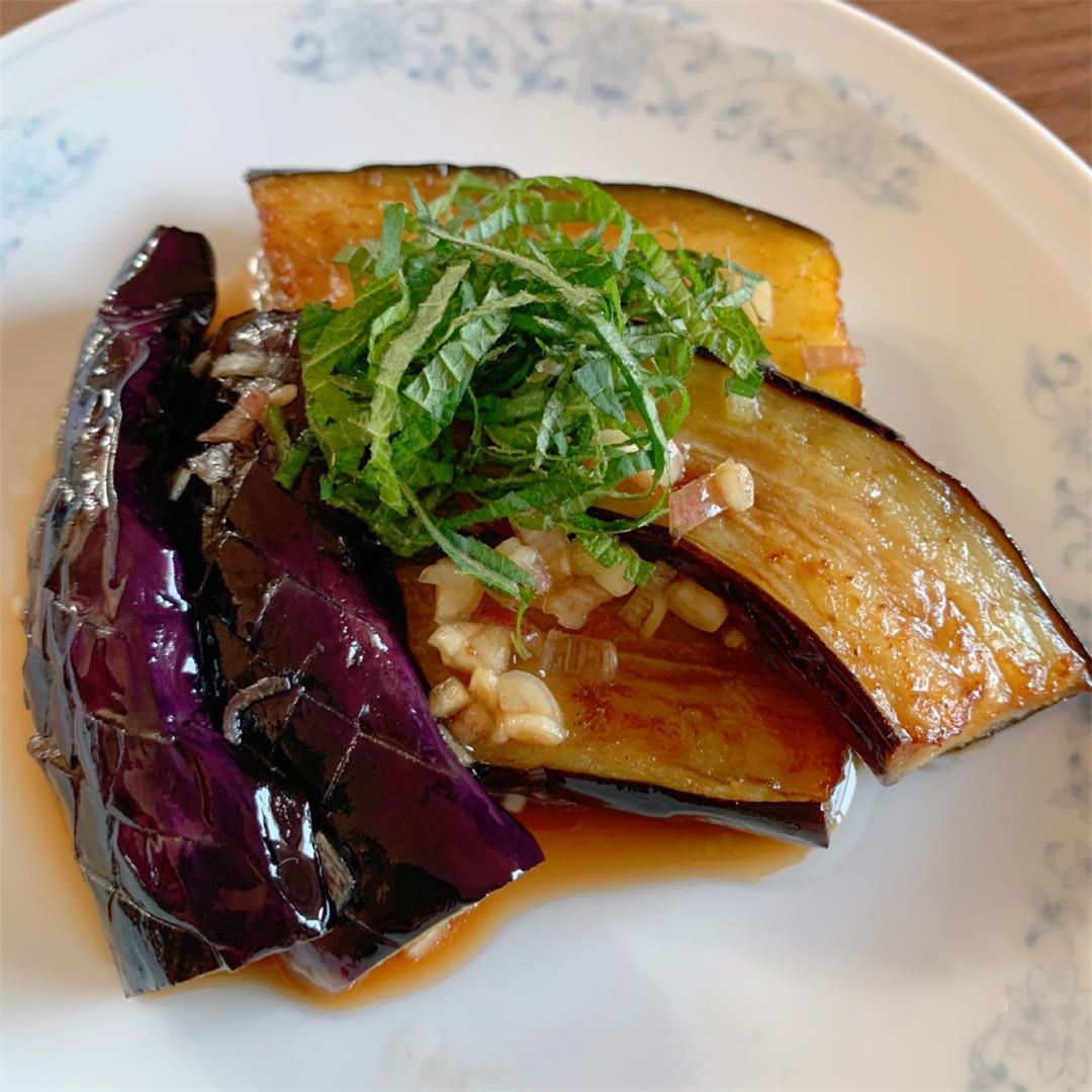 Melting texture Nasu Agebitashi (marinated fried eggplant)