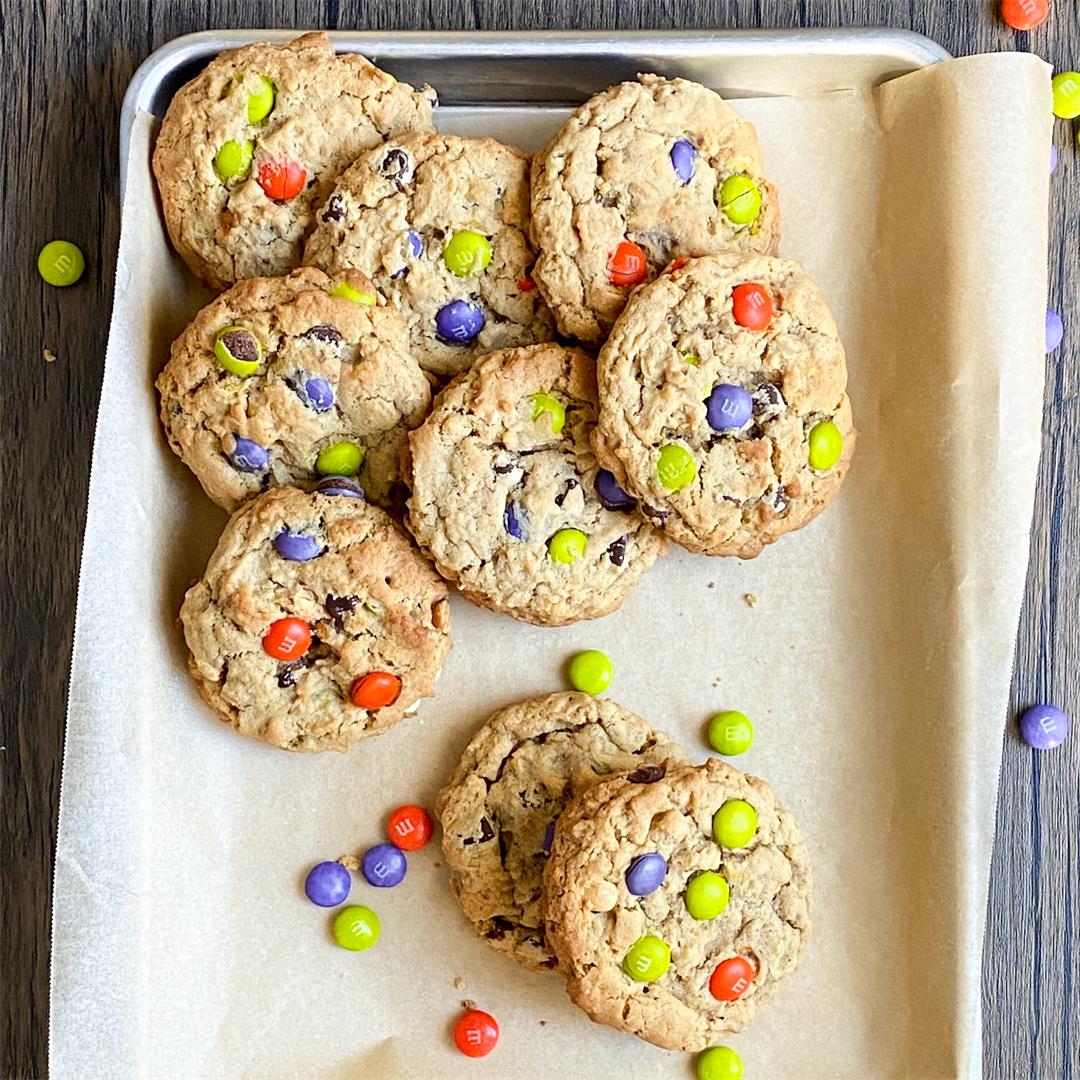 Soft and Chewy Monster Cookies