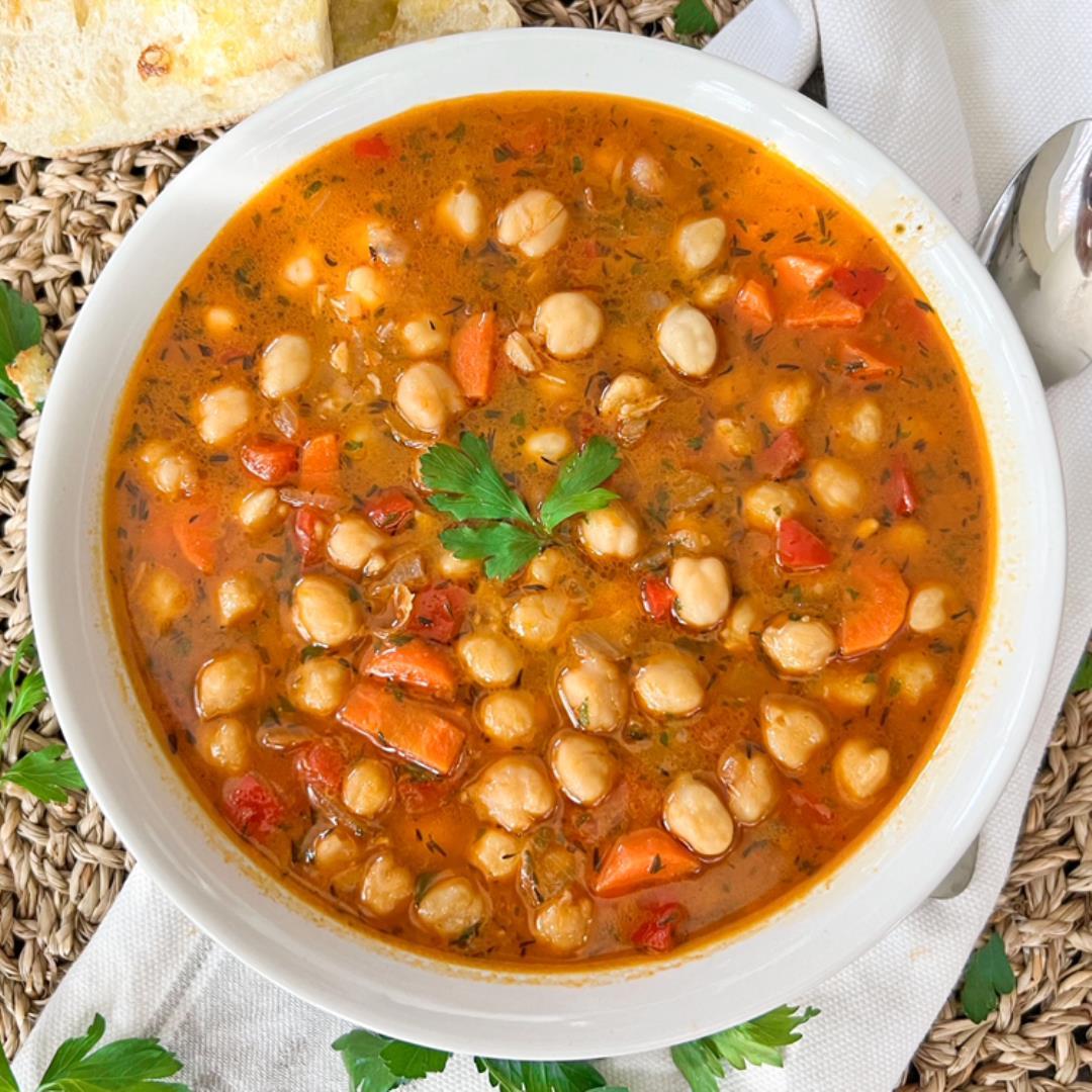 Classic Spanish Chickpea Soup | Quick & Easy ONE-POT Recipe