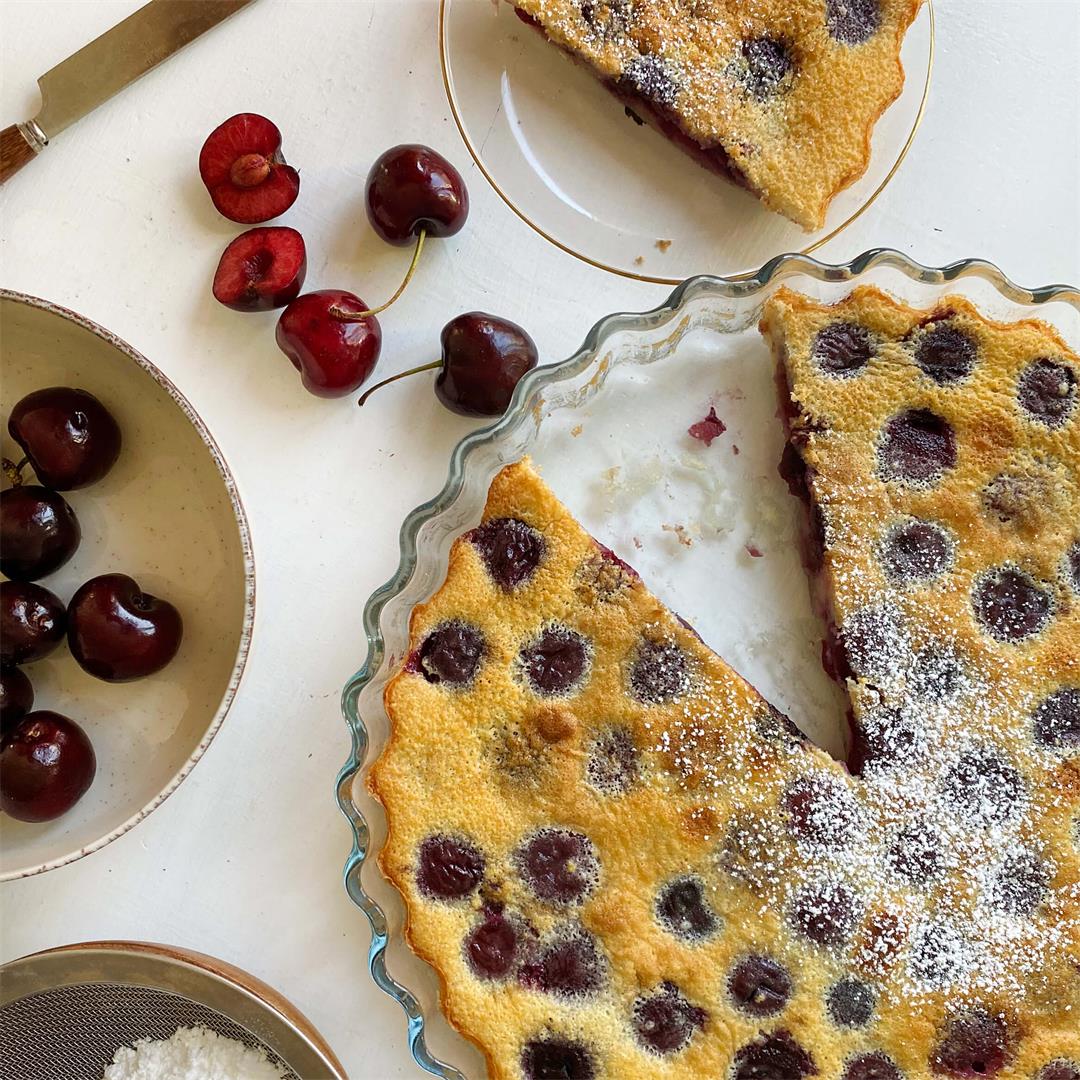 Cherry clafoutis