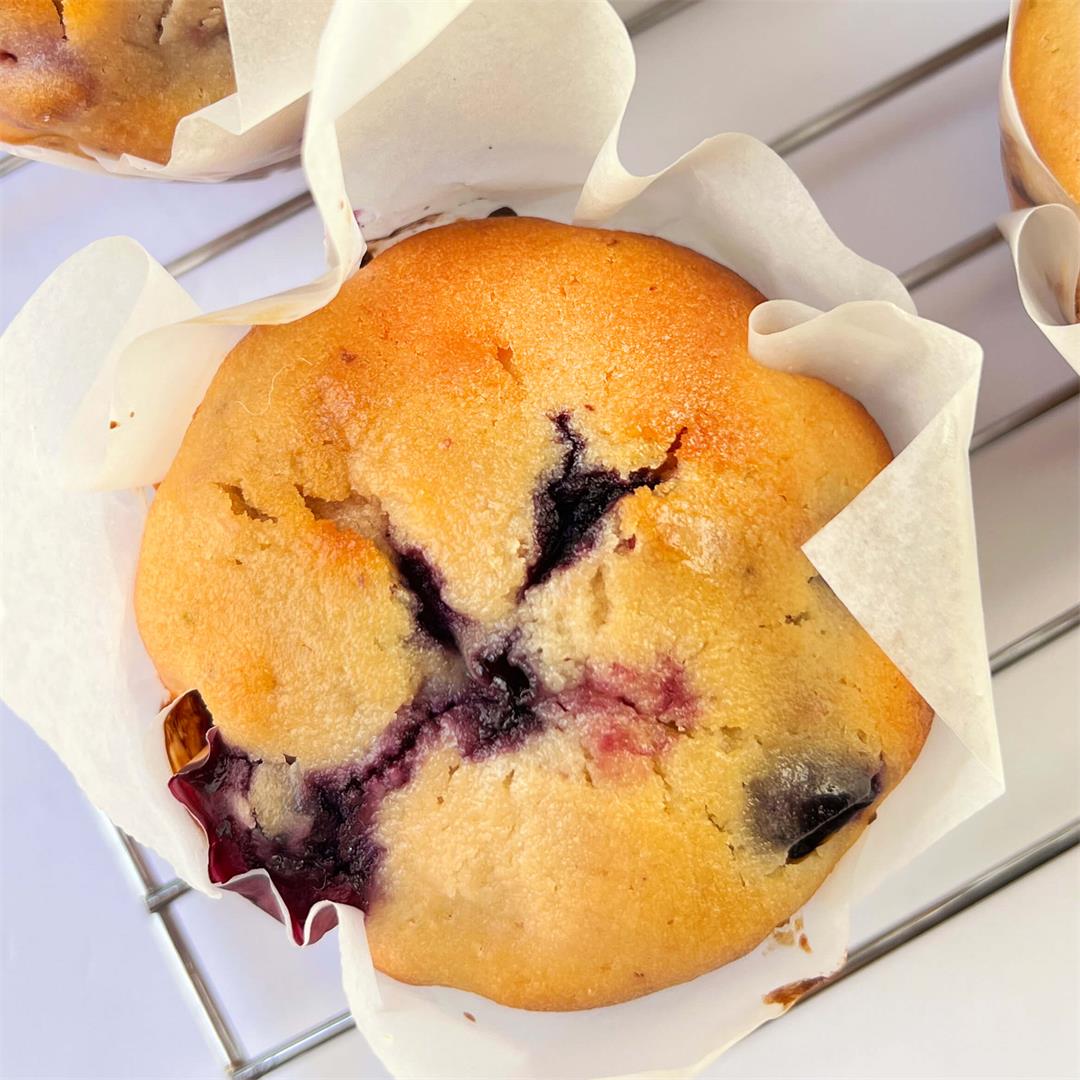 Mixed berry muffins