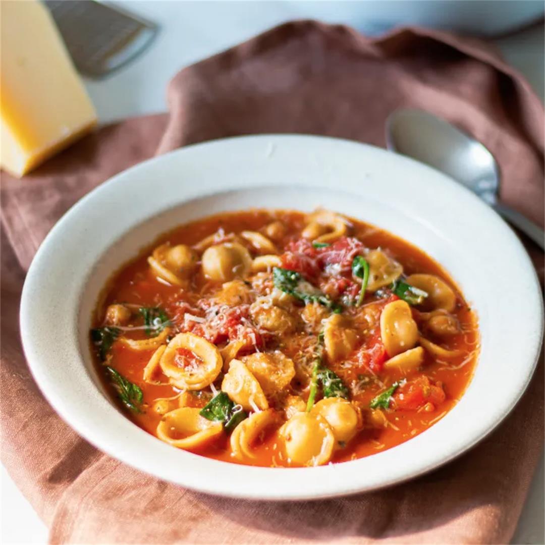 Pasta and Chickpea Soup