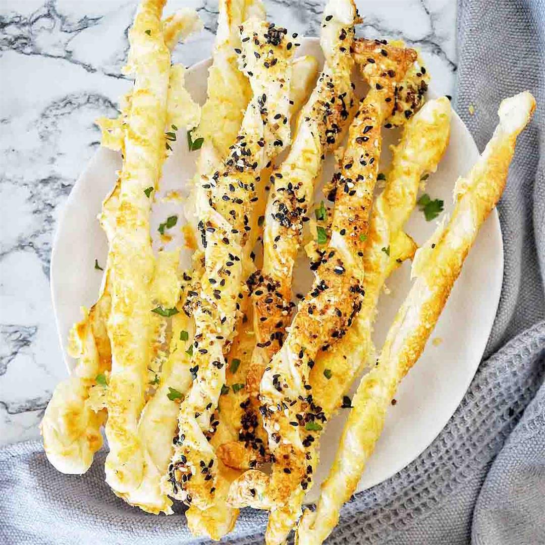 Puff Pastry Cheese Twists