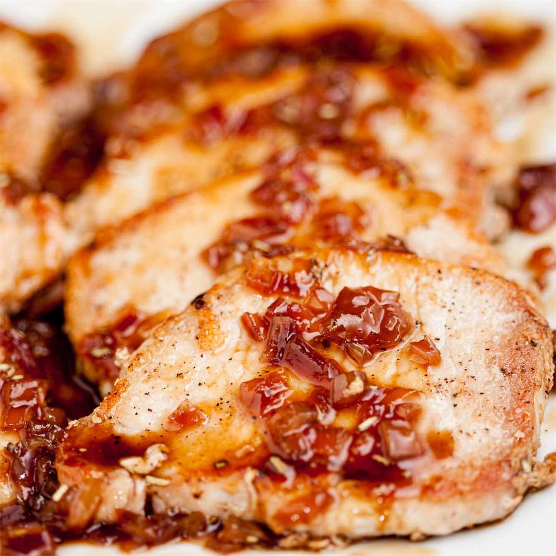 Maple Glazed Pork Chops