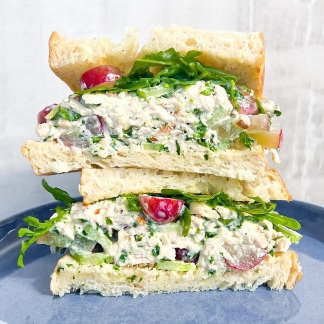 Chicken Salad with Grapes and Almonds