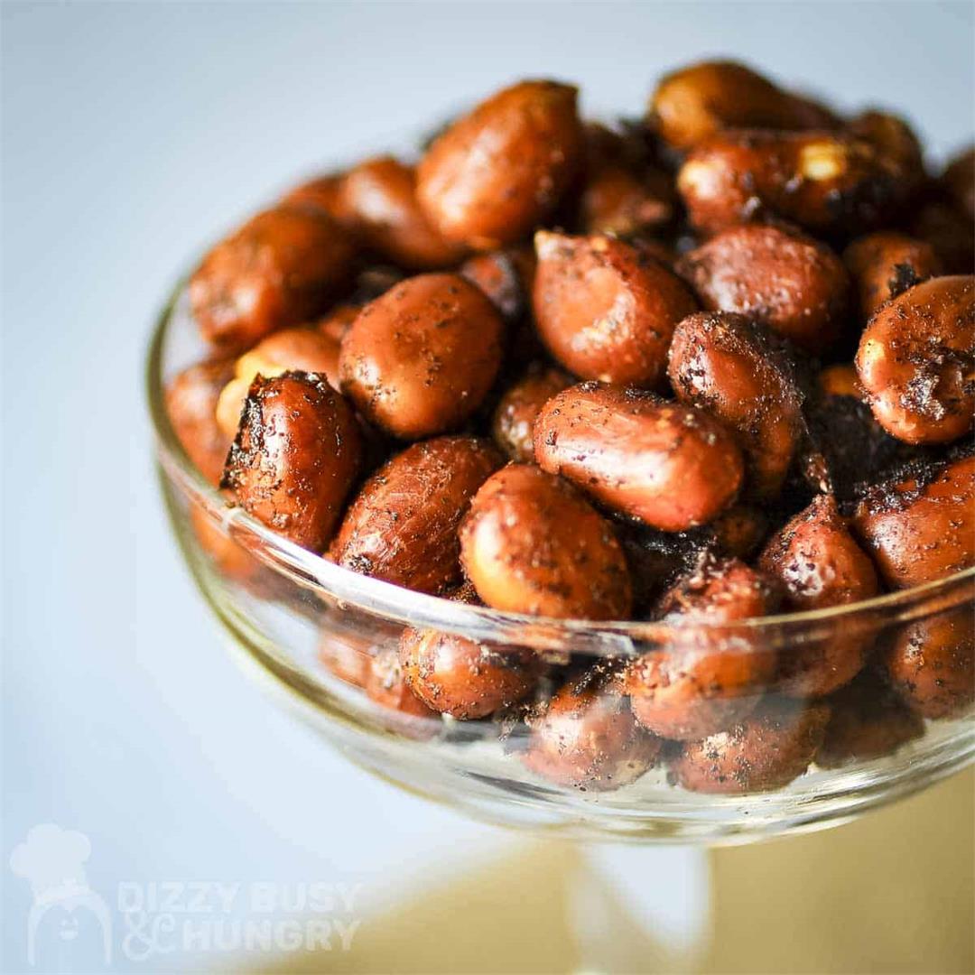 Honey Roasted Peanuts with Chipotle Spice