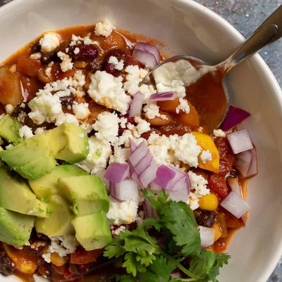 Smoky Vegetarian Chili With Beans