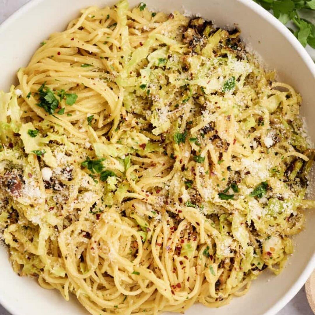 Braised Cabbage Pasta