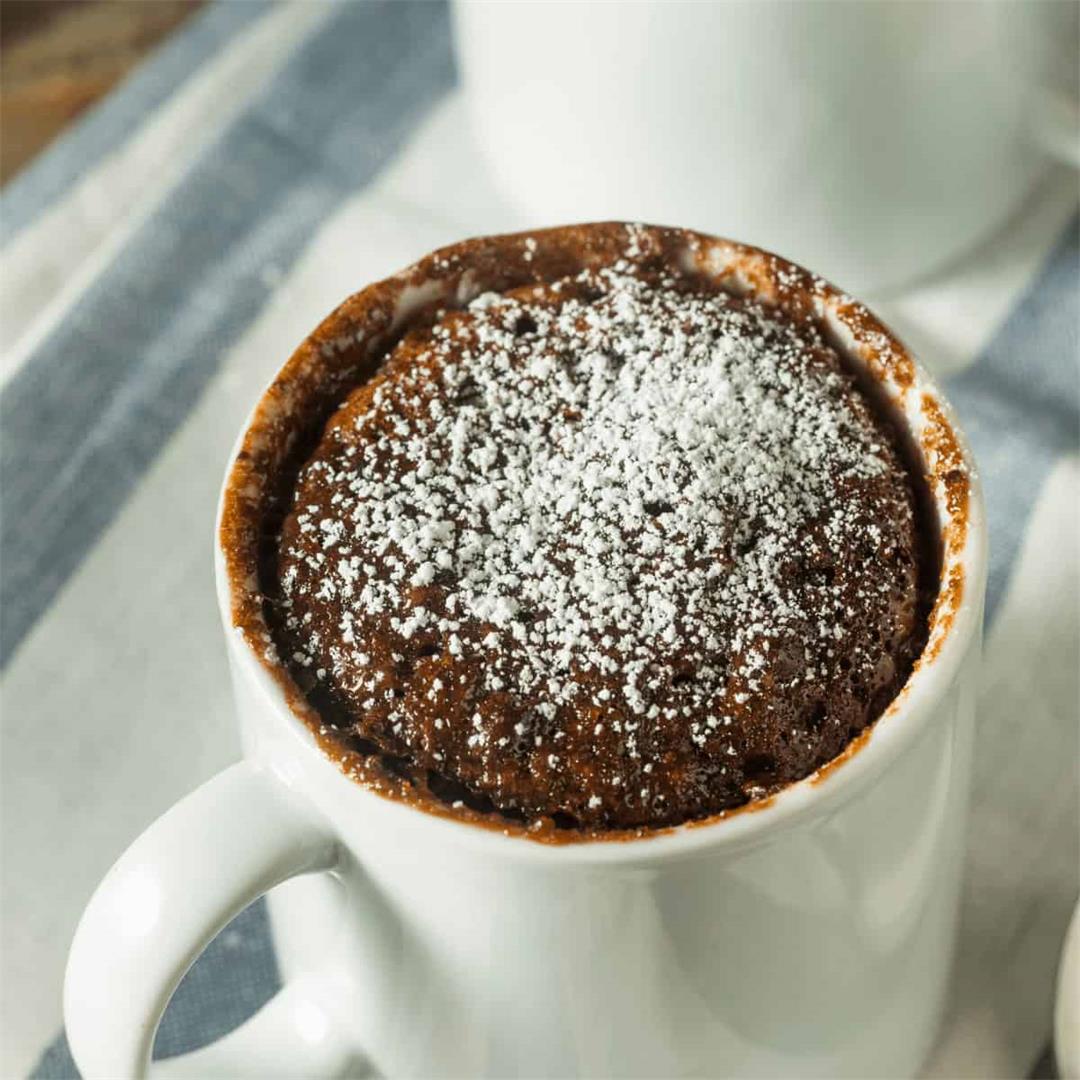 Triple Chocolate Chip Mug Cake