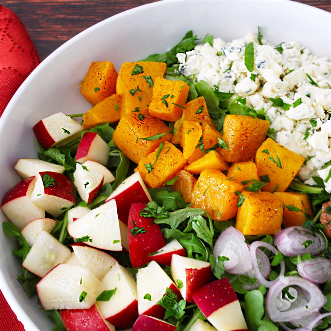 Roasted Butternut Squash Fall Salad