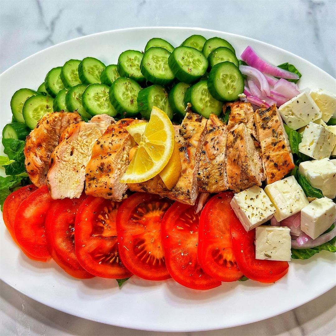 Greek Grilled Chicken Platter