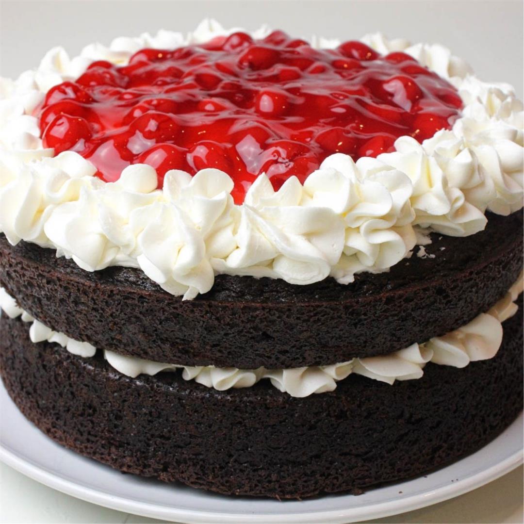 Easy Vegan Black Forest Cake