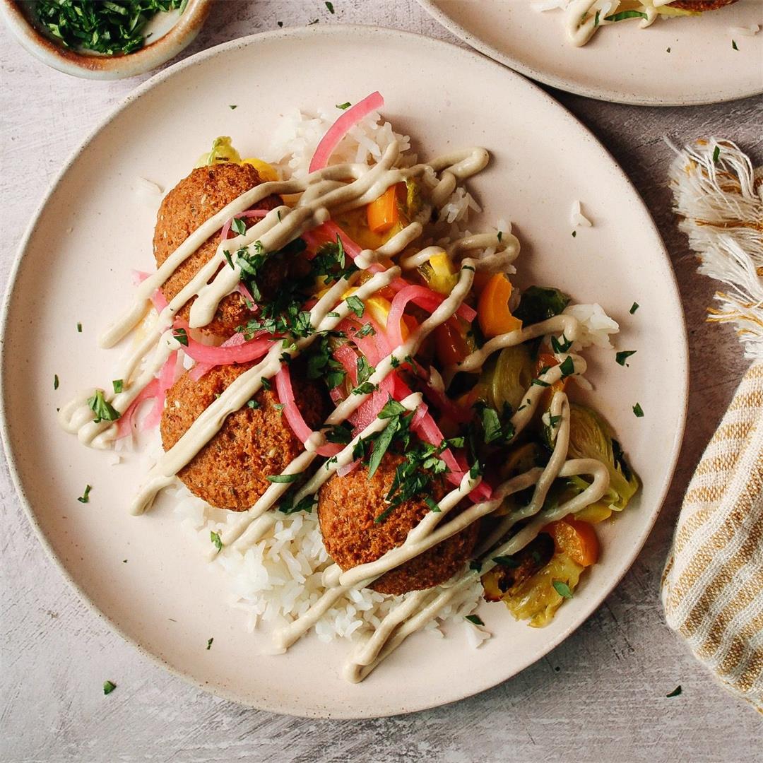 Easy Dinner with Fully Cooked Trader Joe's Falafel