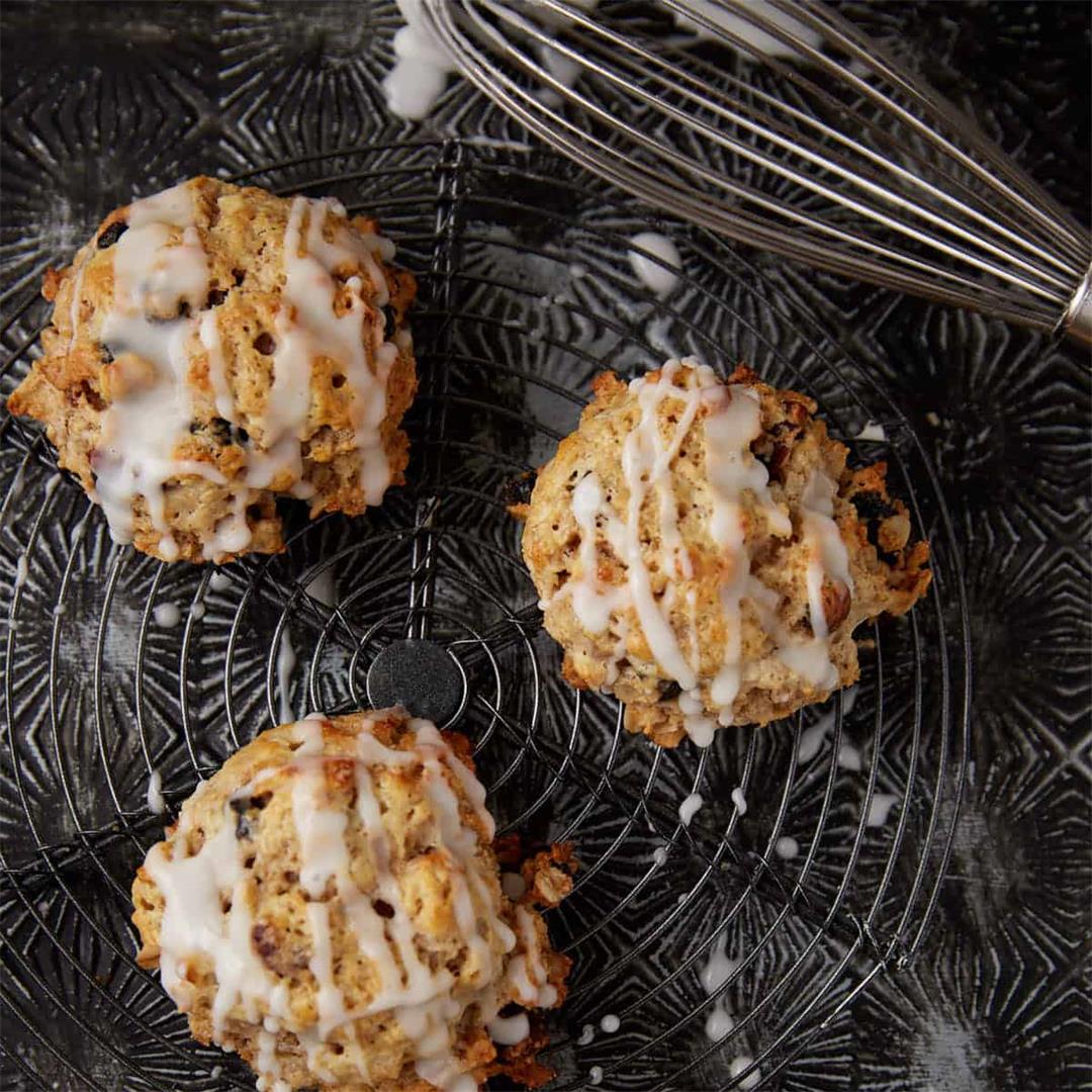 Oatmeal Breakfast Scones with Buttermilk