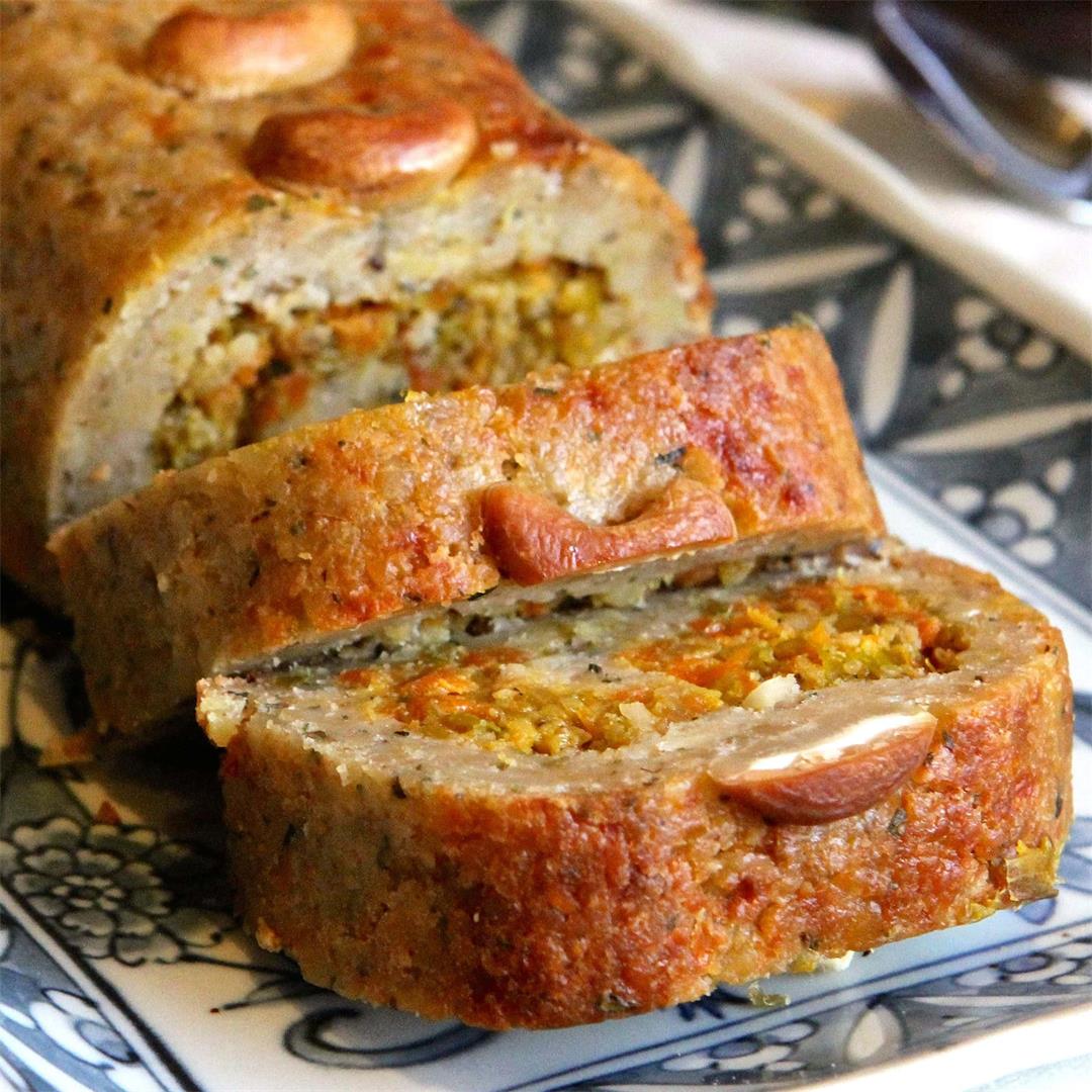 Stuffed Cashew Nut Roast