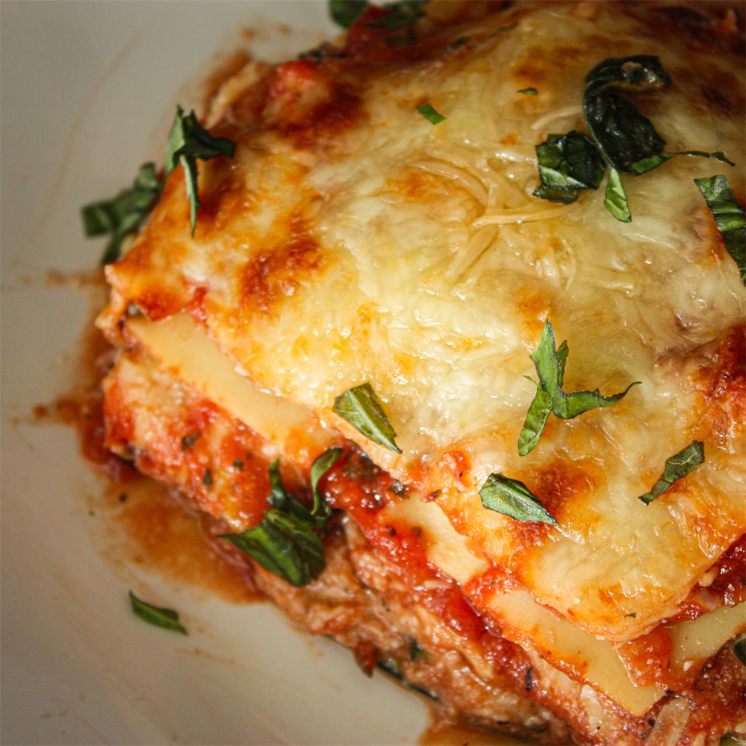 Vegan Homestyle Lasagna with Zucchini