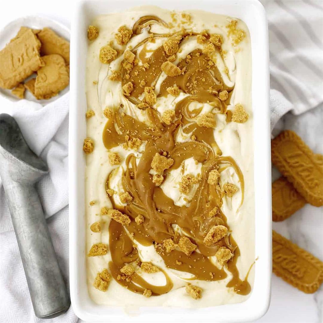 Biscoff Ice Cream Recipe