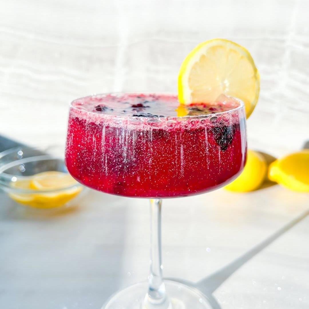 Easy Blackberry Lemon Mocktail