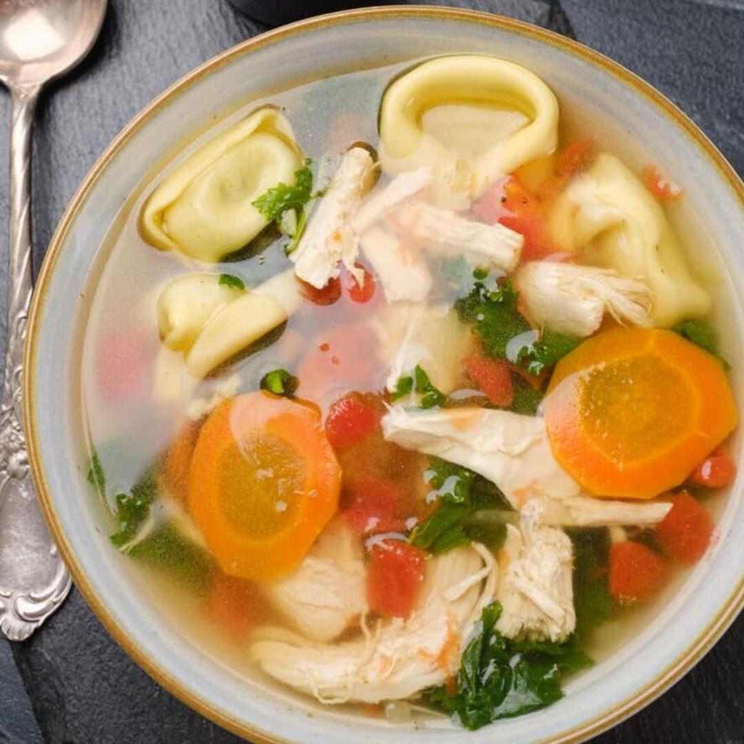 Chicken Tortellini Soup