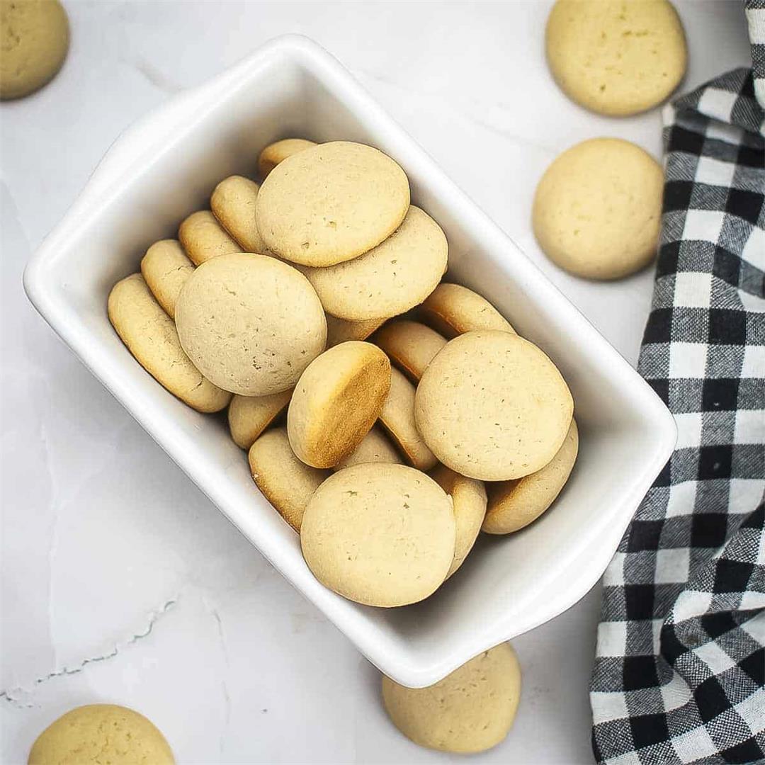 30 Minute Homemade Vanilla Wafers