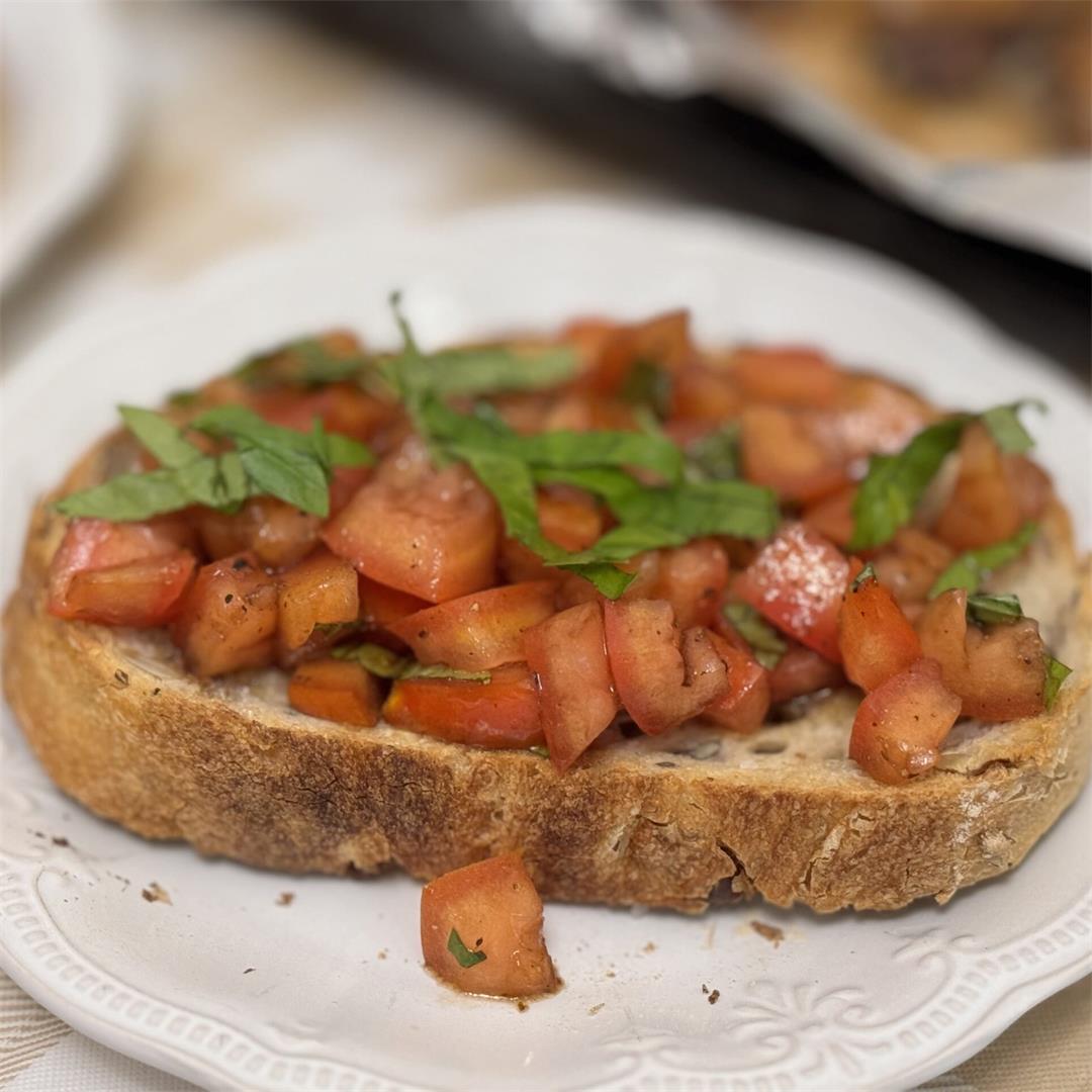 Simple Pleasures – Weeknight Sourdough Bruschetta