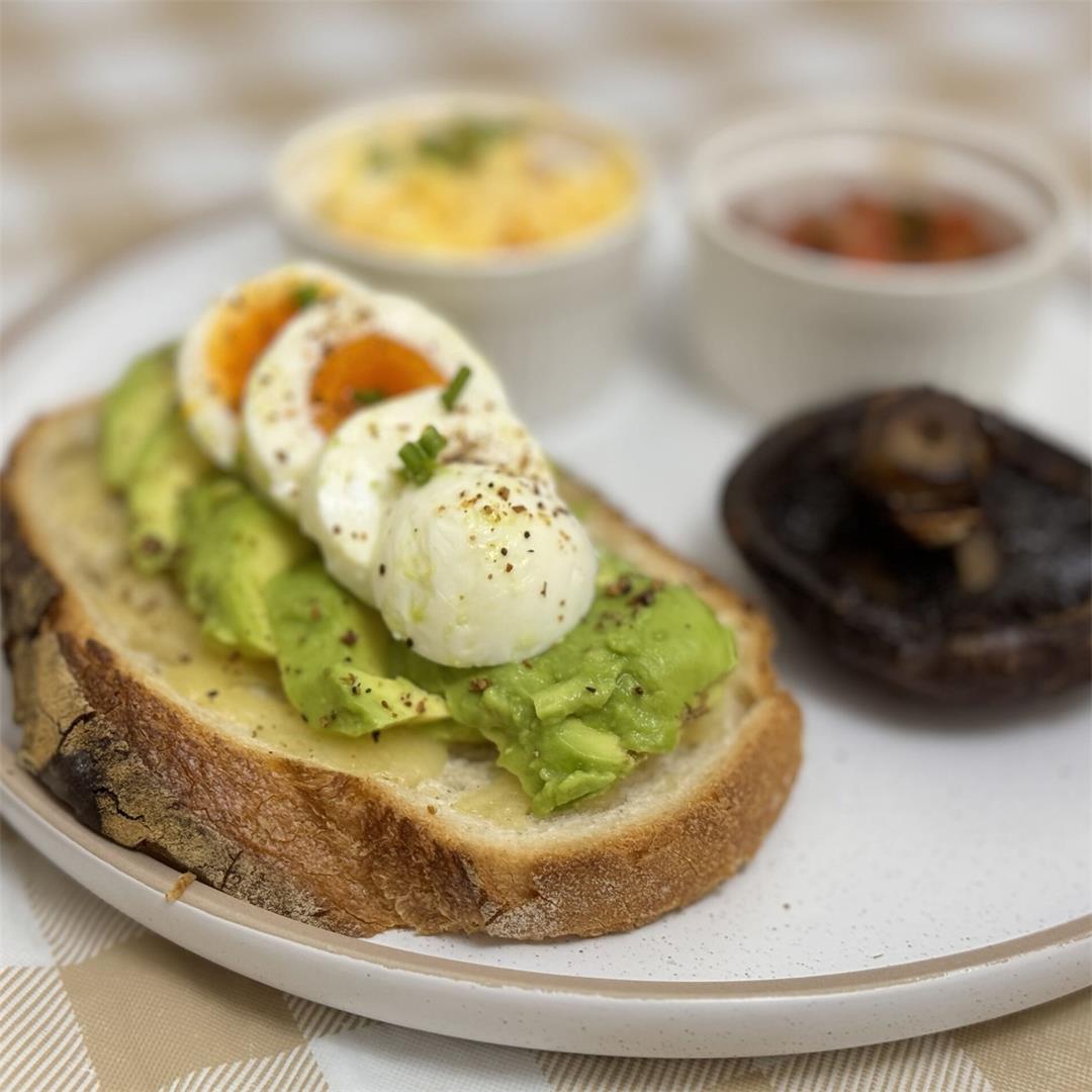 Loaded Avocado Toast and Japanese Egg Salad