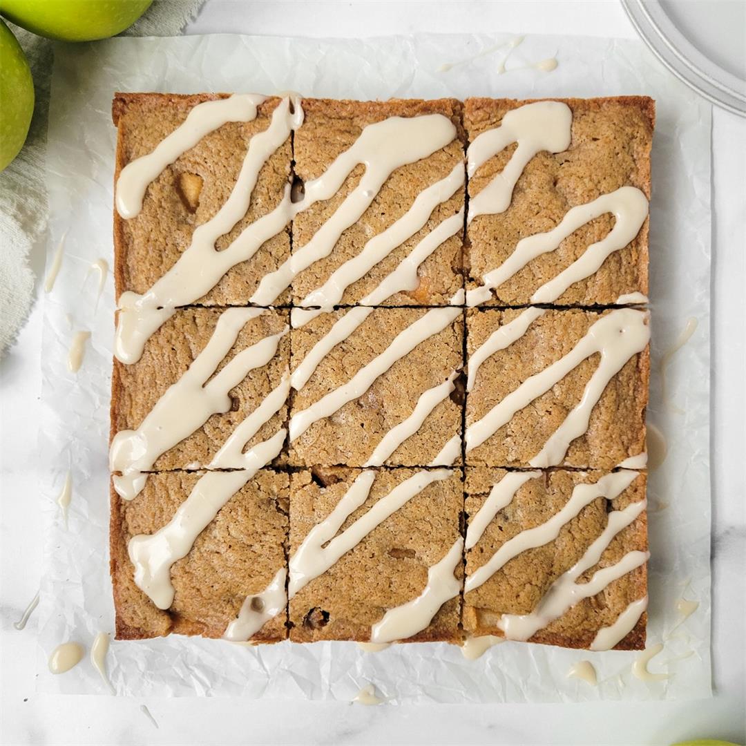 Brown Butter Apple Blondies