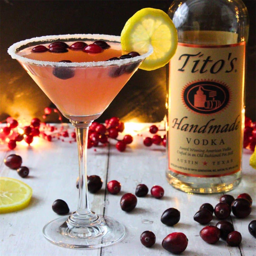 Cranberry Lemon Drop Martini