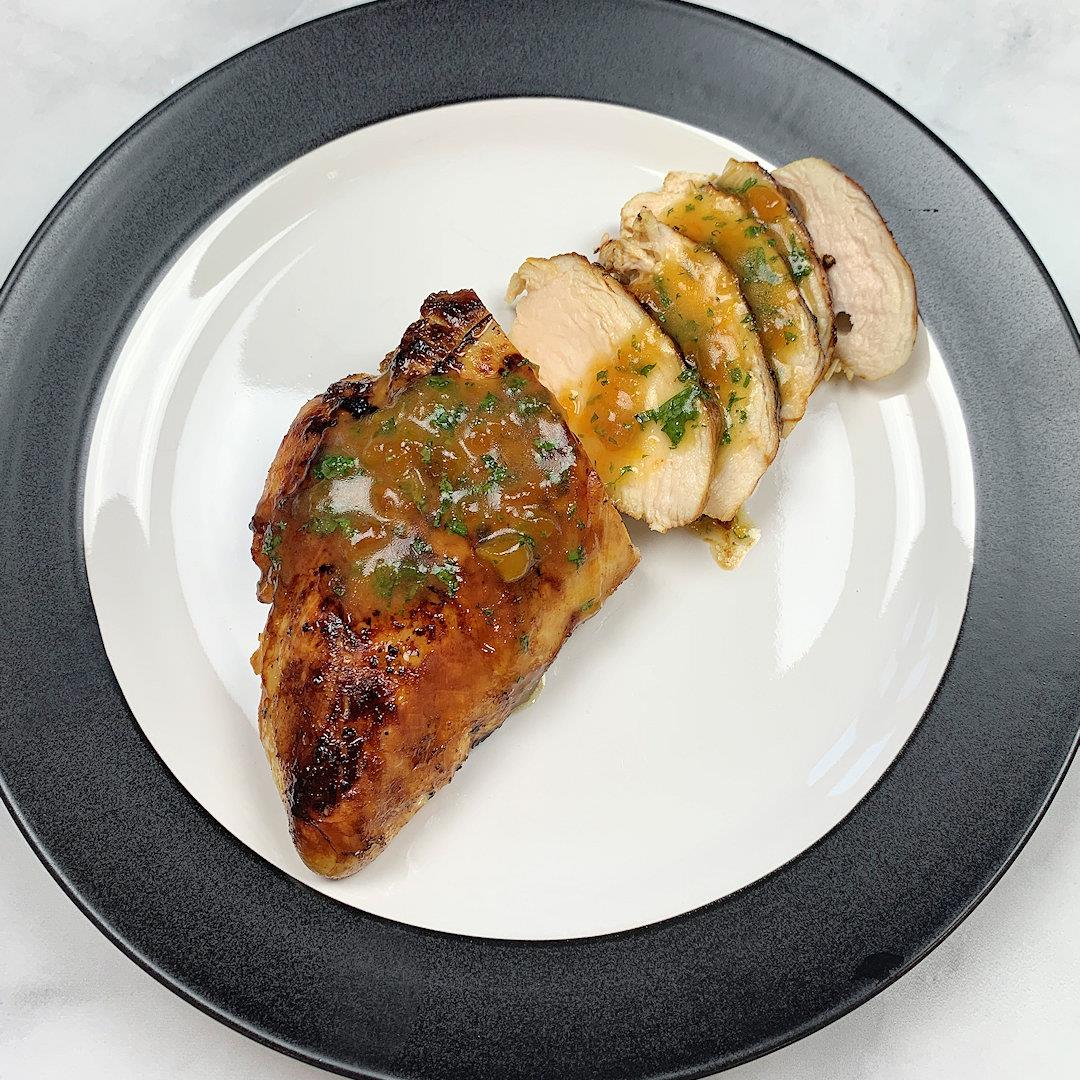 Chicken with Apricot Mint Sauce – A Gourmet Food Blog