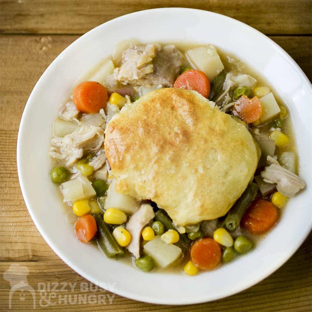 Slow Cooker Chicken and Biscuits