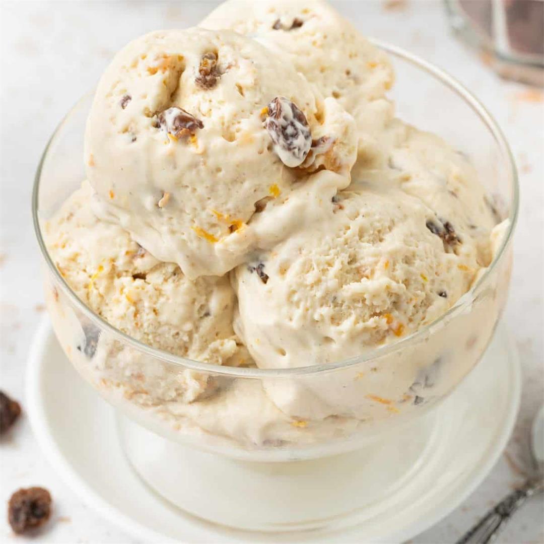 Christmas Fruit Mince Ice Cream (No-Churn)