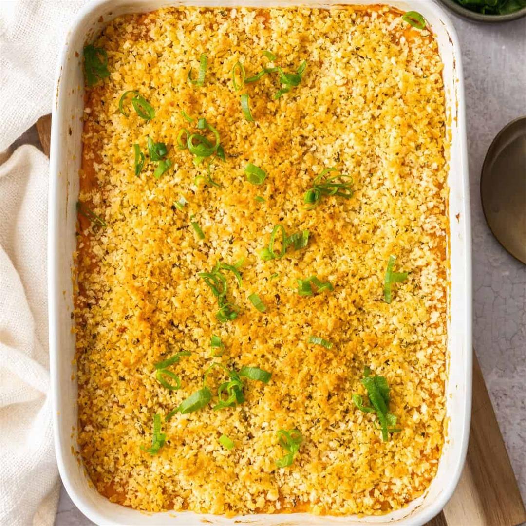 Baked Mashed Sweet Potatoes