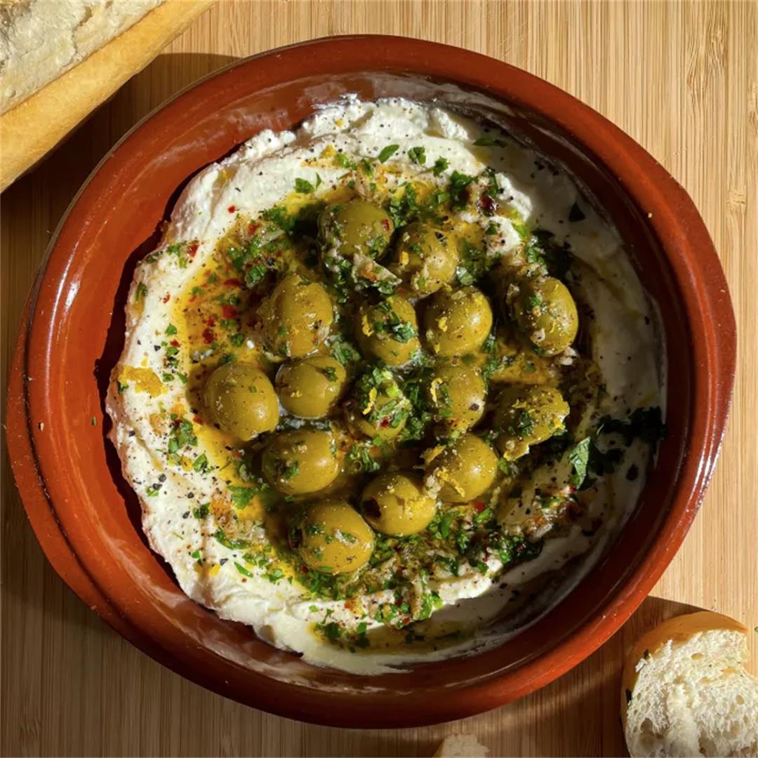 Whipped Ricotta and Olive Dip