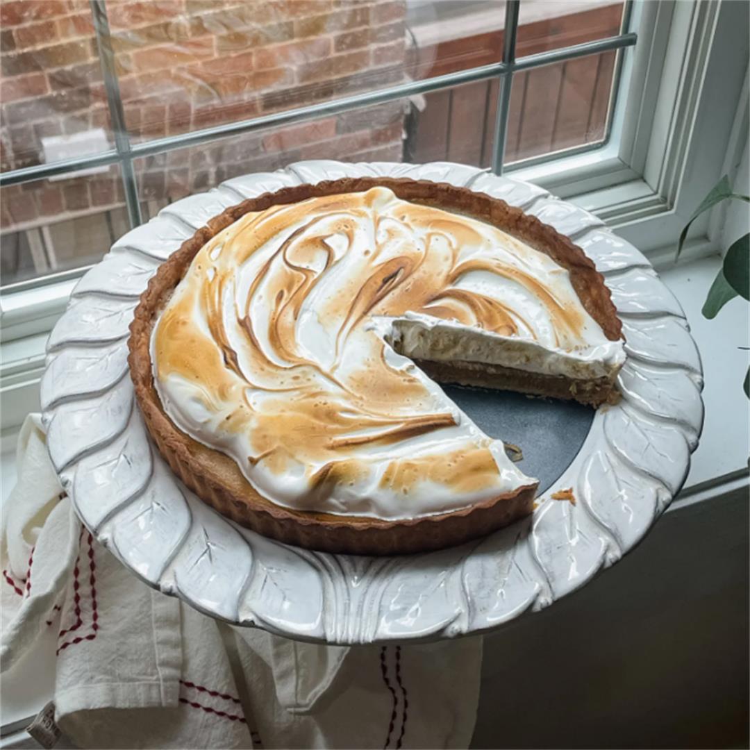 Toasted Marshmallow Pumpkin Tart