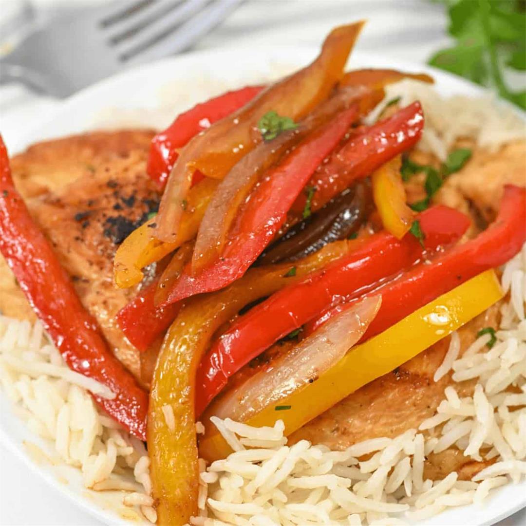 Balsamic Chicken and Peppers