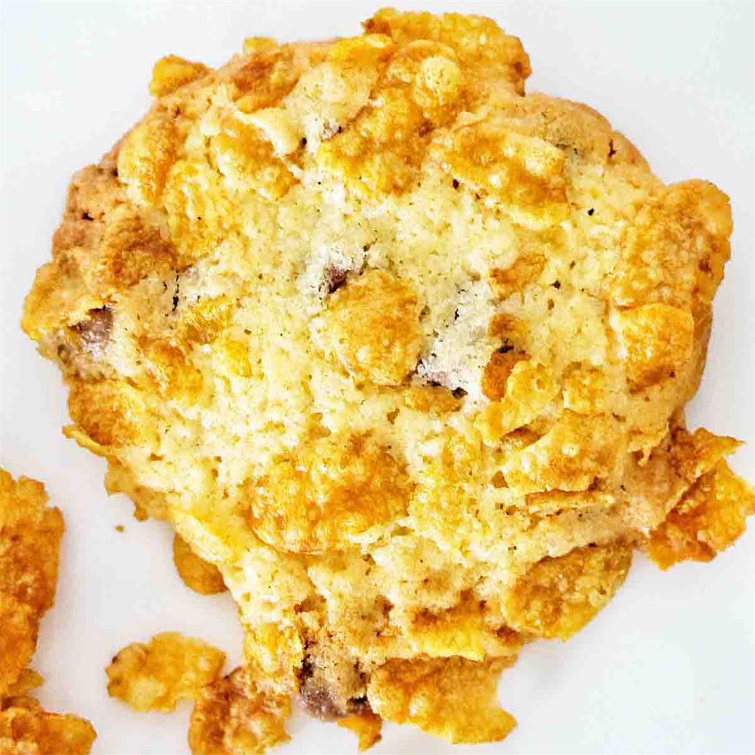 Chocolate Chip Cookies With Cornflakes